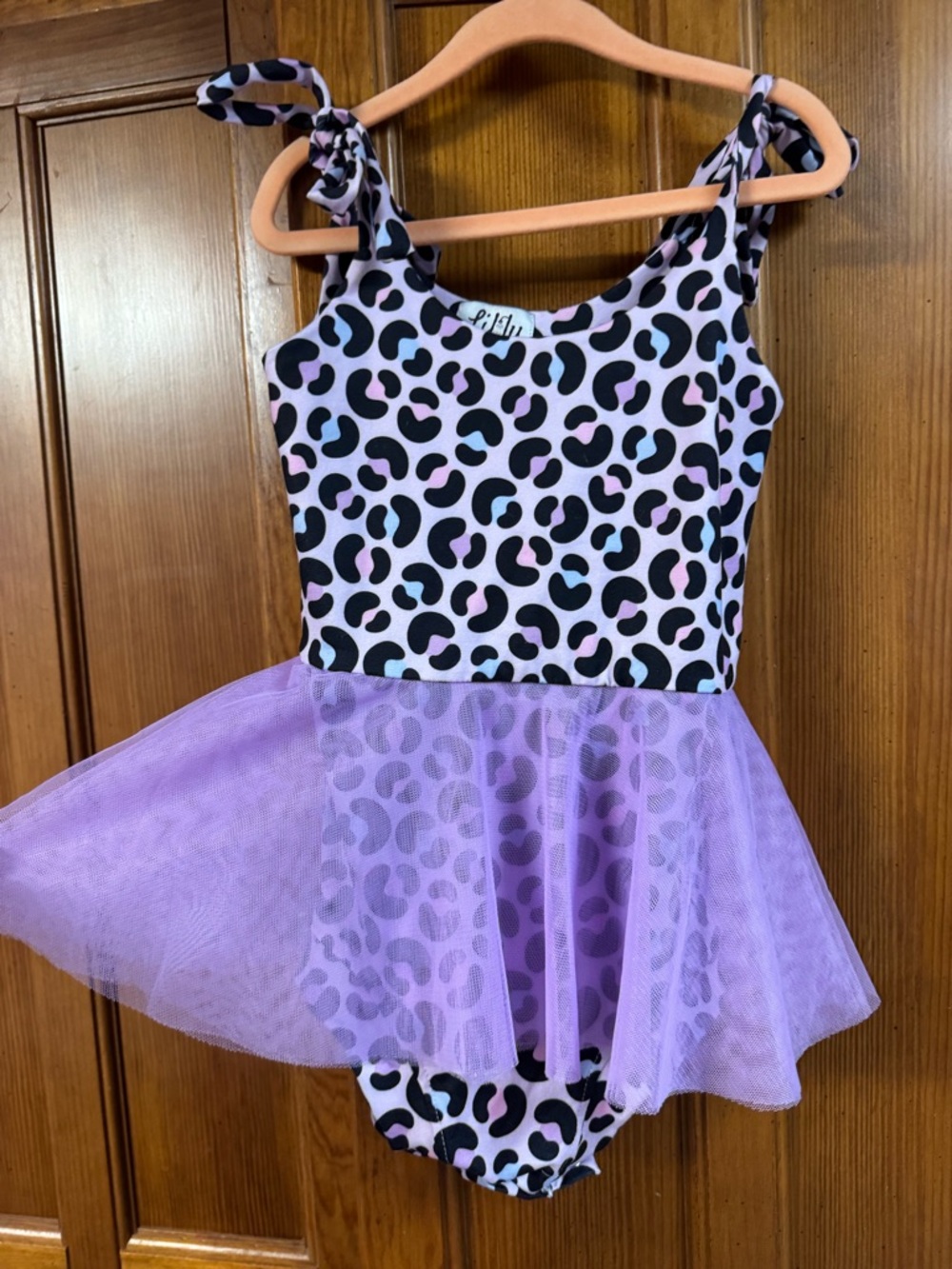 Lilly in the Alley Purple Leopard Dress